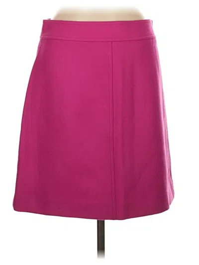 Pre-owned Jcrew Wool Skirt In Pink