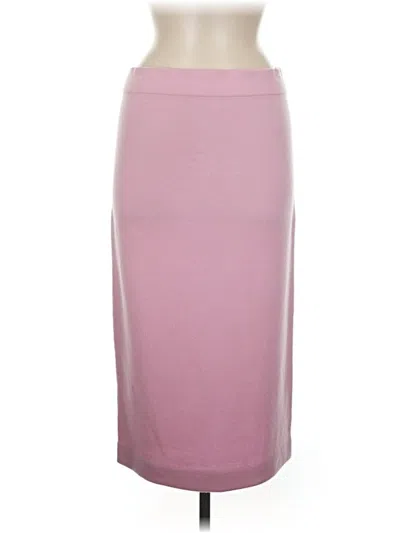 Pre-owned Jcrew Wool Skirt In Pink
