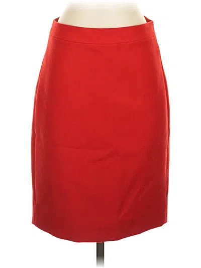 Jcrew Wool Skirt In Red
