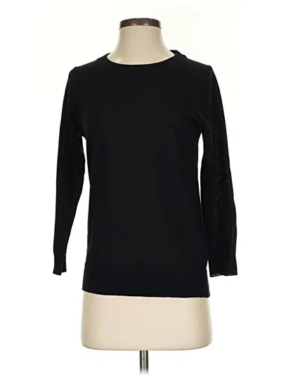 Pre-owned Jcrew Wool Sweater In Black