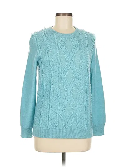 Pre-owned Jcrew Wool Sweater In Blue