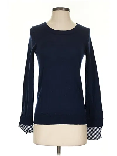 Pre-owned Jcrew Wool Sweater In Blue