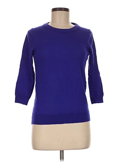 Pre-owned Jcrew Wool Sweater In Blue