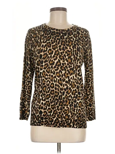 Pre-owned Jcrew Wool Sweater In Brown