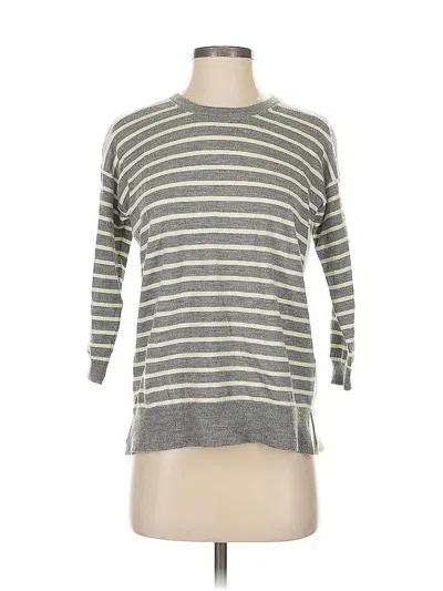 Pre-owned Jcrew Wool Sweater In Gray