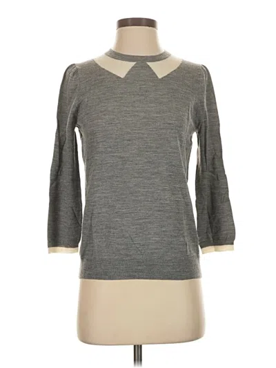 Pre-owned Jcrew Wool Sweater In Gray