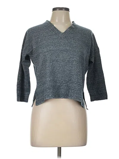 Pre-owned Jcrew Wool Sweater In Gray