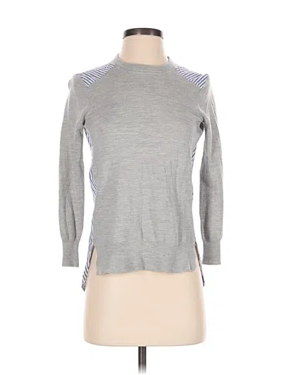 Pre-owned Jcrew Wool Sweater In Gray