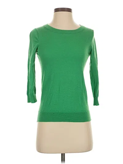 Pre-owned Jcrew Wool Sweater In Green