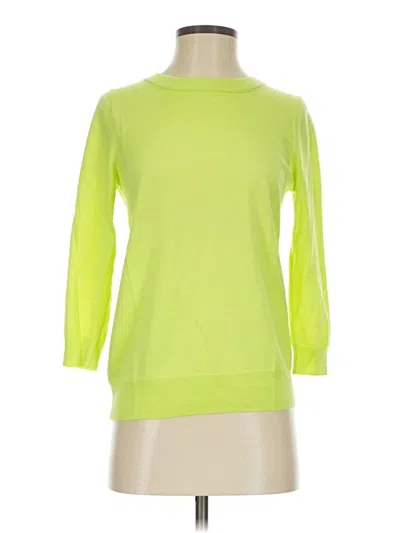 Pre-owned Jcrew Wool Sweater In Green