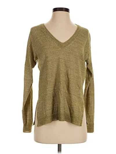 Pre-owned Jcrew Wool Sweater In Green