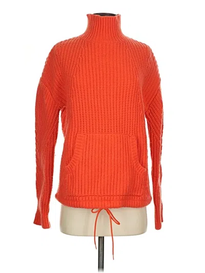 Pre-owned Jcrew Wool Sweater In Orange