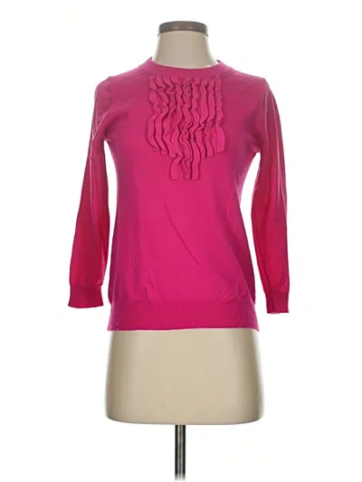 Pre-owned Jcrew Wool Sweater In Pink