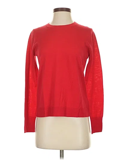 Jcrew Wool Sweater In Red