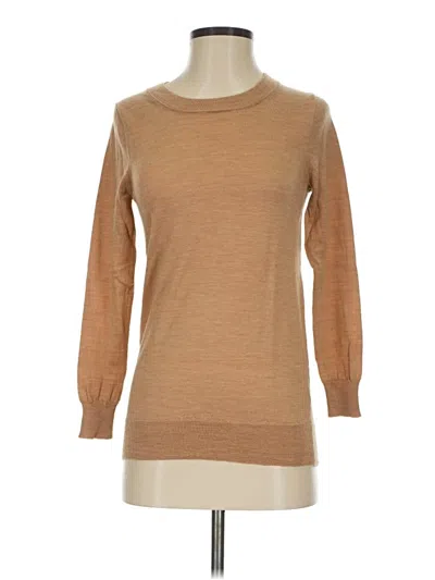 Pre-owned Jcrew Wool Sweater In Tan