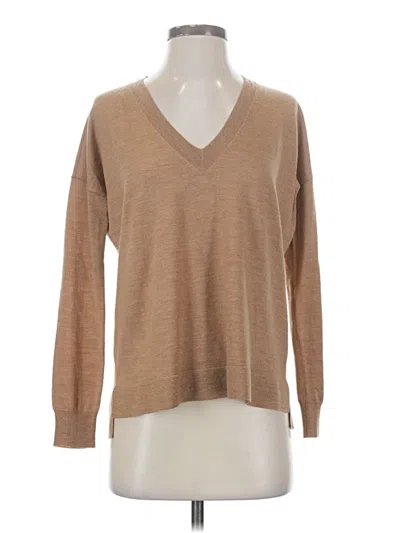 Pre-owned Jcrew Wool Sweater In Tan