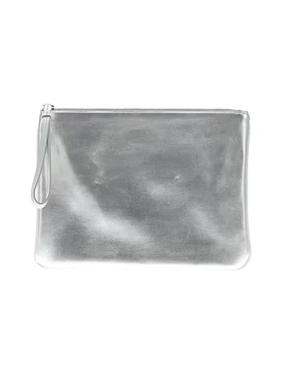 Pre-owned Jcrew Wristlet In Silver