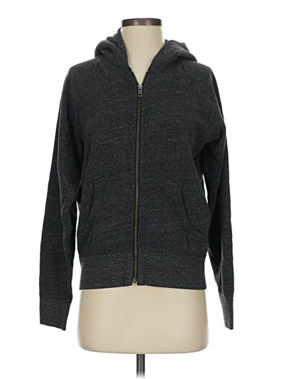 Pre-owned Jcrew Zip Up Hoodie In Gray