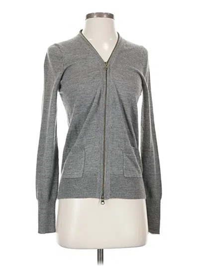 Pre-owned Jcrew Zip Up Hoodie In Gray