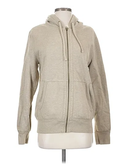 Pre-owned Jcrew Zip Up Hoodie In Gray