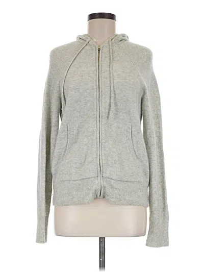 Pre-owned Jcrew Zip Up Hoodie In Gray