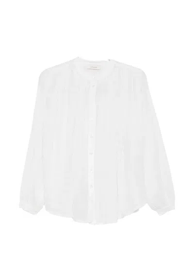 Jcsophie Lane Gathered Blouse In White