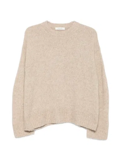 Jcsophie Perfect Crew-neck Knitted Sweater In Neutral