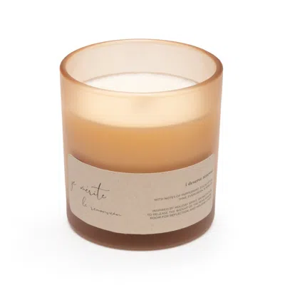 Je Mérite (i Deserve) Neutrals I Deserve Renewal - Peppermint & Pine 8 oz Candle