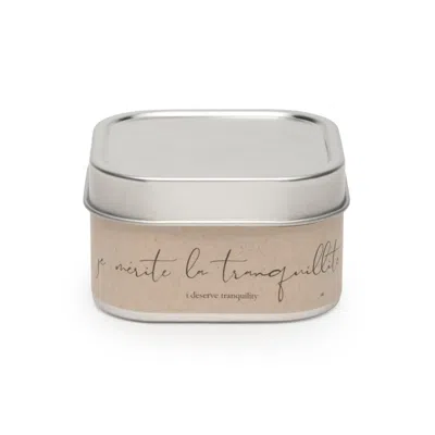 Je Mérite (i Deserve) Neutrals I Deserve Tranquility - Hibiscus & Teakwood Wax Melt