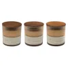 Je Mérite (i Deserve) White I Deserve Affirmation - Healing, Peace, And Rest Candle Trio In White