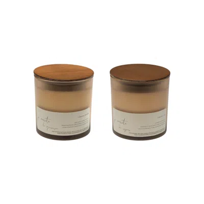 Je Mérite (i Deserve) White I Deserve Healing & Rest 8 oz Candle Gift Set