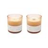 Je Mérite (i Deserve) White I Deserve Serendipity & Kismet 8 oz Candle Gift Set In Brown
