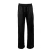 Je Mérite (i Deserve) Women's Lola Silk Tuxedo Pant In Black In Black