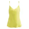Je Mérite (i Deserve) Women's Yellow / Orange Lola Silk Camisole In Citron Yellow In Green/yellow/orange