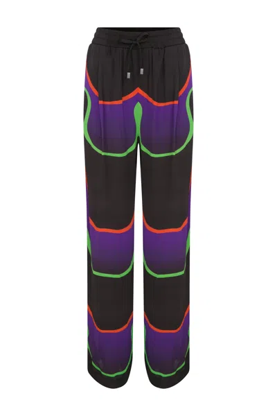 Je Te Veux Men's Black Waves Pant
