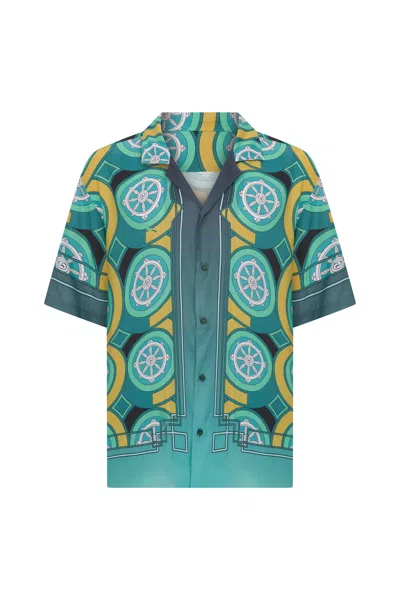 Je Te Veux Men's Green Dharma Shirt