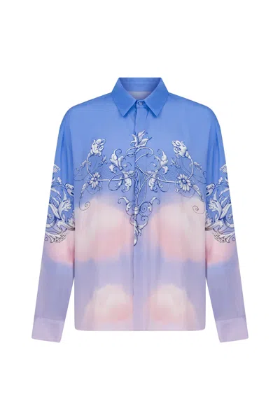Je Te Veux Men's Pink / Purple / Blue Angel Shirt
