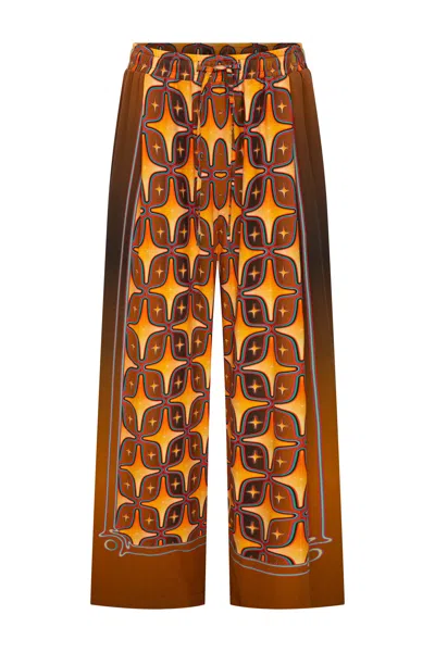 Je Te Veux Men's Sirius Pant / Multicolour In Brown