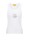 Je Te Veux Men's White Jtv Tank Top