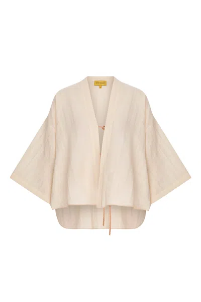 Je Te Veux Women's Neutrals Myko Short Kimono