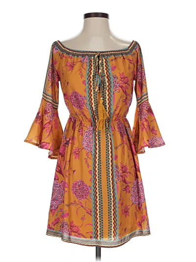 Pre-owned Jealous Tomato Casual Dress In Orange