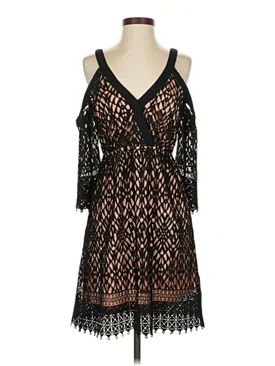 Pre-owned Jealous Tomato Cocktail Dress In Black