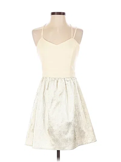 Pre-owned Jealous Tomato Cocktail Dress In White