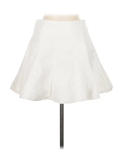 Pre-owned Jealous Tomato Formal Skirt In White