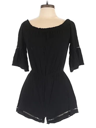 Pre-owned Jealous Tomato Romper In Black