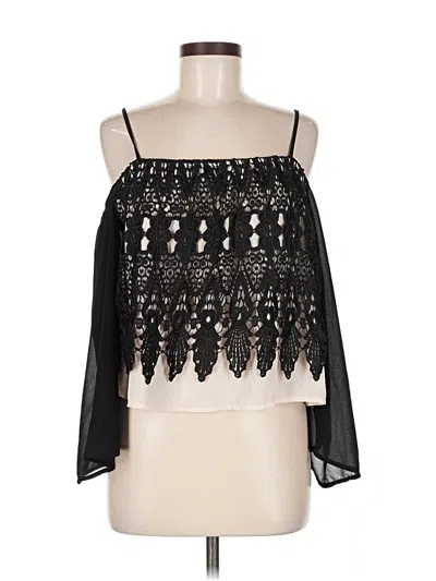 Pre-owned Jealous Tomato Sleeveless Blouse In Black