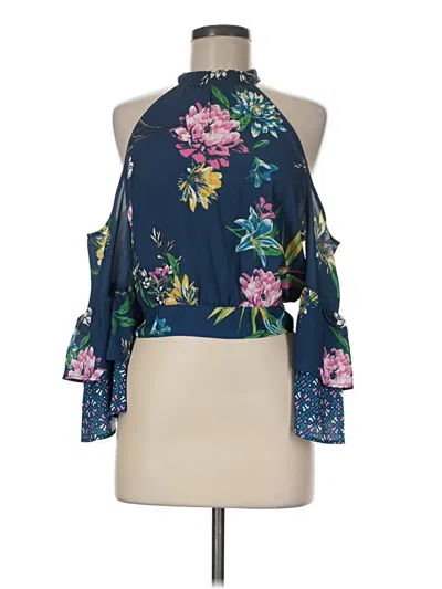 Pre-owned Jealous Tomato Sleeveless Blouse In Blue