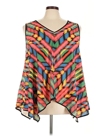 Pre-owned Jealous Tomato Sleeveless Blouse In Orange