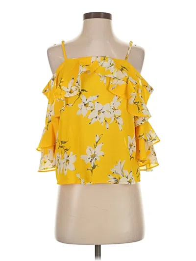 Pre-owned Jealous Tomato Sleeveless Blouse In Yellow