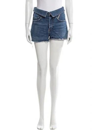 Pre-owned Jean Atelier Mini Shorts In Blue